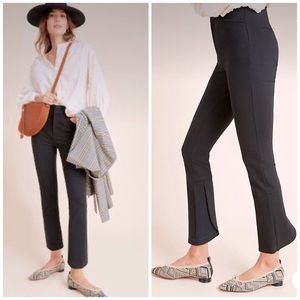 Anthropologie Essential Tulip Hem Pants in Black